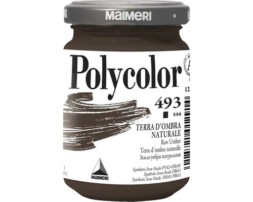Culoare vinilică Polycolor 493 Raw umber 140 ml-0
