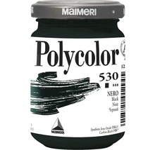 Culoare vinilică Polycolor 530 Black 140 ml-thumb-0