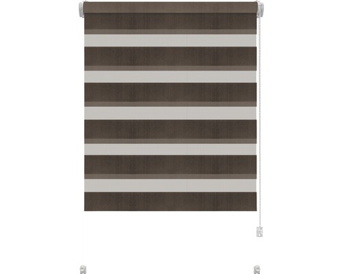 Rulou textil zebră maro 42,5x150 cm