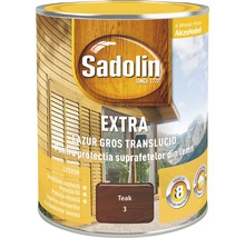 Lazură pentru lemn Sadolin Extra teak 0,75 l-thumb-0