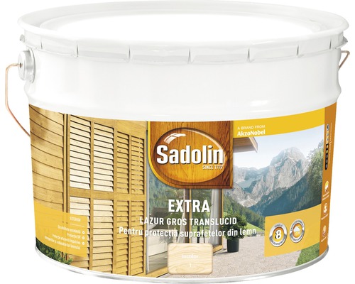 Lazura pentru lemn Sadolin Extra incolor 10 l