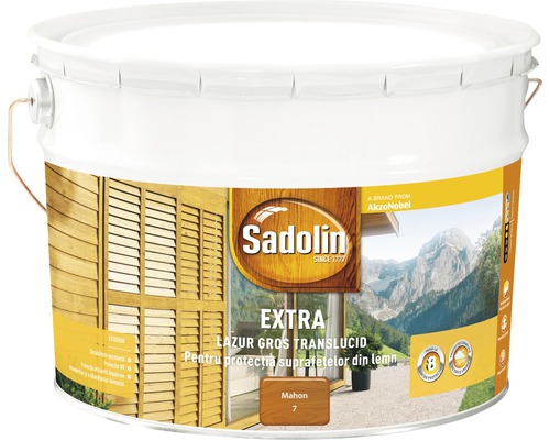 Lazura pentru lemn Sadolin Extra mahon 10 l