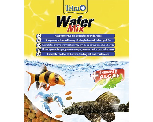 Hrană pentru pești, tablete, Tetra Wafermix plic, 12 g-0