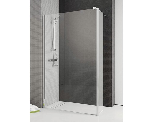 Cabină de duș walk-in Radaway EOS II, 100x197 cm, colț stânga, sticlă securizată transparentă, profil crom-0