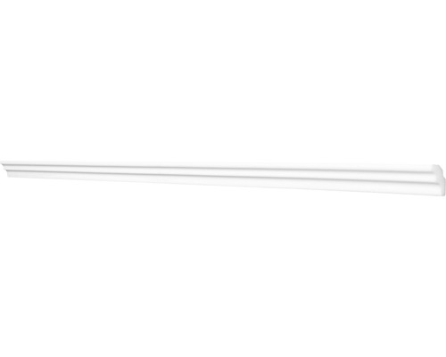 Baghetă polistiren PWX01 albă 200x2,5x1,5 cm