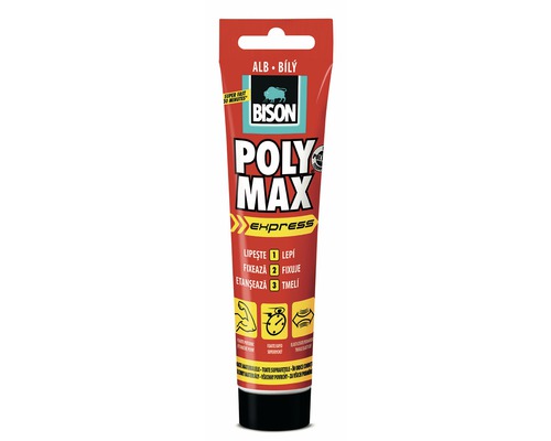 Adeziv univeral Bison Poly Max Express alb 165 g-0