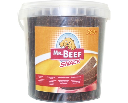 Hrană pentru câini MR. BEEF fâşii de mestecat cu vită 70 buc.