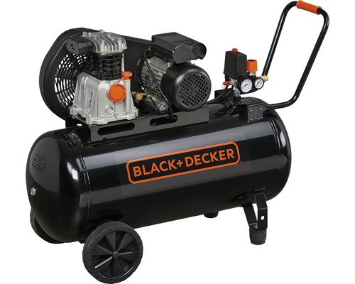Compresor aer comprimat Black + Decker 220/100-2M 100L 10 bari, cu ulei