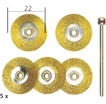 Perii rotative Proxxon Micromot Ø22mm din bronz, pachet 5 bucăți-thumb-1