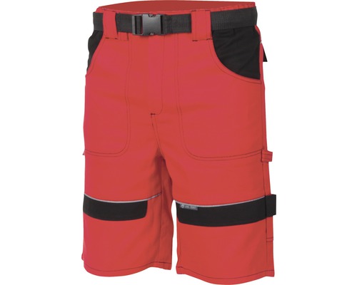 Pantaloni scurți Ardon Cool Trend din bumbac roșu/negru, mărimea 46-0