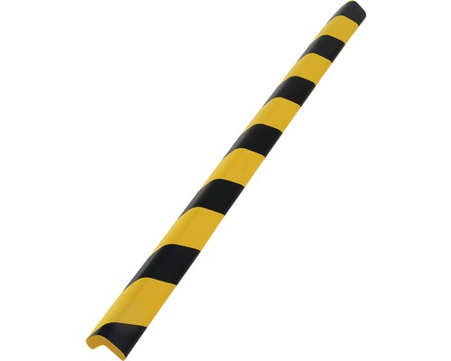 Bandă protecție colțuri perete CAR-BOY 900x55x48x18 mm, negru/galben