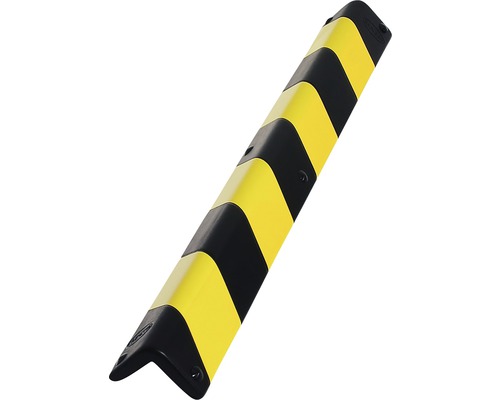 Bandă protecție colțuri perete CAR-BOY 1000x125x93x18 mm, negru/galben