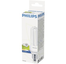 Bec economic Philips Economy E27 18W 1100 lumeni, formă baton, lumină rece-thumb-1