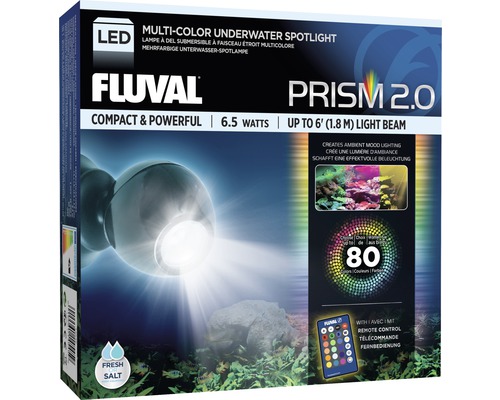 Proiector cu telecomandă Fluval Prism LED 2.0, 6,5 W