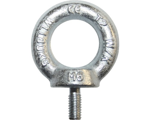 Șuruburi metrice cu inel de ridicare Dresselhaus M8 oțel zincat, 10 bucăți