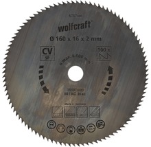 Disc fierăstrău circular Wolfcraft Ø160x2x16 mm 100 dinți-thumb-0