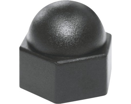 Capace mascare șuruburi cu cap hexagonal Dresselhaus M12, plastic negru, 50 bucăți