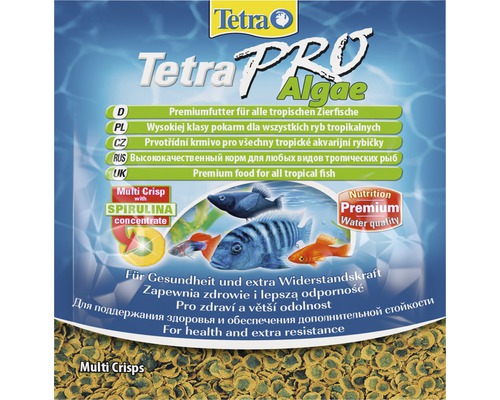 Hrană fulgi pentru pești TetraPro Algae, 12 g