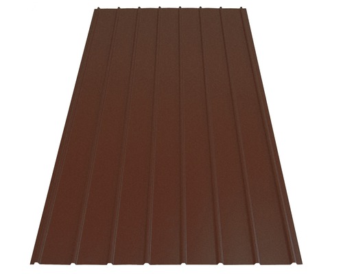 Tablă cutată PRECIT H12 1500x1142x0,40 mm maro ciocolatiu structurat