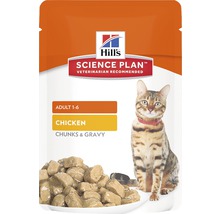 Hrană umedă pentru pisici Hill's Adult, pui, plic, 85 g-thumb-0