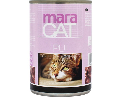Hrană umedă pentru pisici MaraCat cu pui 415 g