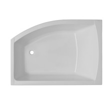 Cadă de baie asimetrică pe colţ Belform Magnus 115x160x67 cm colț dreapta acril alb 27SE0006-thumb-0