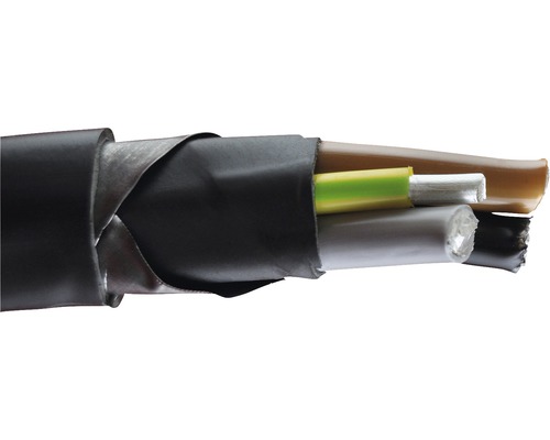 Cablu armat din aluminiu ACYAbY-F (AC2XAbY-F) 3x35 mm² + 1x16 mm², conductor rotund unifilar-0