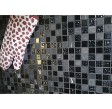 Mozaic sticlă-piatră naturală CM M462 negru 30,2x32,7 cm-thumb-4