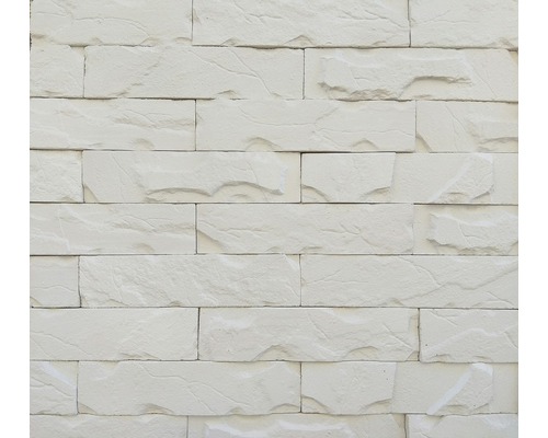 Piatră decorativă Dubai 00, 6,5x28 cm, alb