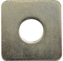 Șaibe plate pătrate Dresselhaus 11mm DIN436 oțel zincat la cald, 50 bucăți-thumb-0