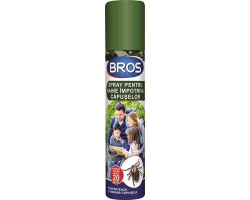 Spray Bros pentru haine împotriva căpușelor, 90 ml