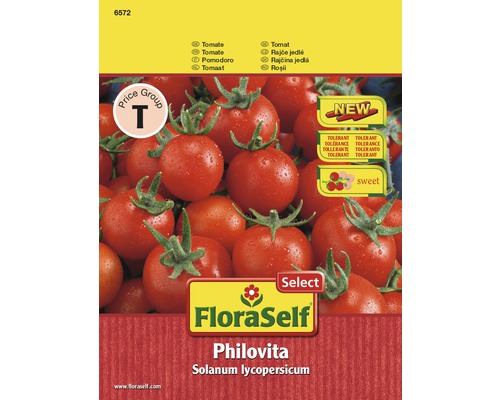 Roșii, semințe de legume FloraSelfSelect ‘Philovita F1‘ rezistente la boală