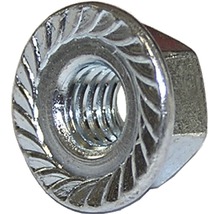 Piulițe hexagonale cu flanșă autoblocare Dresselhaus M3 DIN6923 oțel zincat, 100 bucăți-thumb-0