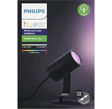 Extensie proiector spot cu LED integrat Philips Hue Lily 8W 640 lumeni, lumină RGBW, pentru exterior IP65, negru-thumb-4