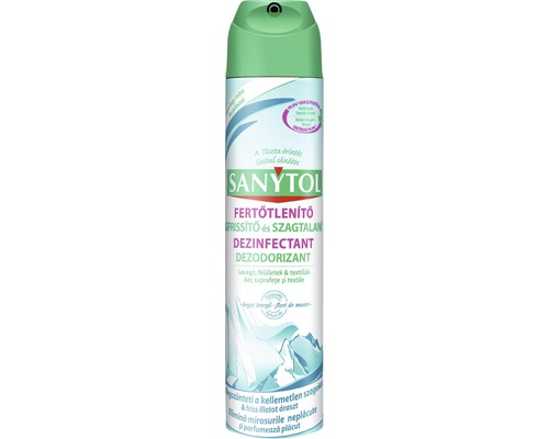Spray dezodorizant & dezinfectant Sanytol Flori de Munte 300ml, pentru aer & textile