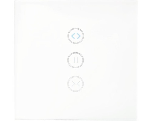 Întrerupător IP draperii & jaluzele Nedis WiFi Smart, simbol săgeți deschis-nul-închis, alb