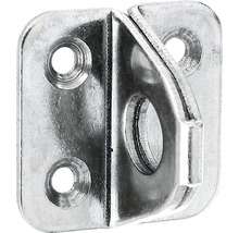 Ochi metalic aplicat Alberts Ø12mm, placă 35x35 mm, oțel inoxidabil-thumb-0