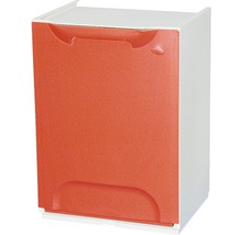 Coș de gunoi modular ArtPlast Eco-Logico 35x30x49 cm, roșu, pentru deșeuri din metal-thumb-0