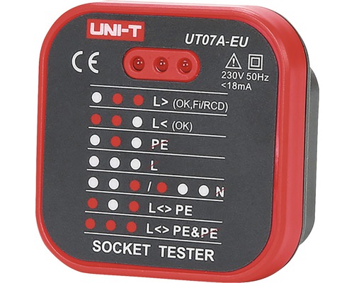 Tester pentru prize de curent UNI-T UT07A-EU-0