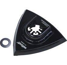 Platan triunghiular de șlefuit Wolfcraft PRO 95mm pentru mașini multifuncționale-thumb-0