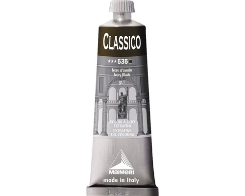 Culoare ulei Classico Maimeri 535 Ivory Black 60 ml