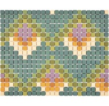 Mozaic Cuba MC2 Quadrat mix verde mat 31,1x24,6 cm-thumb-0