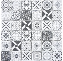 Mozaic Quadrat black&white 30x30 cm-thumb-0