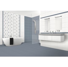 Faianță baie / bucătărie Colorline albă 50x25 cm-thumb-1