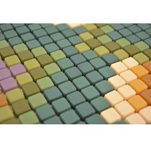 Mozaic Cuba MC2 Quadrat mix verde mat 31,1x24,6 cm-thumb-1