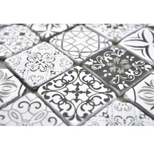 Mozaic Quadrat black&white 30x30 cm-thumb-1