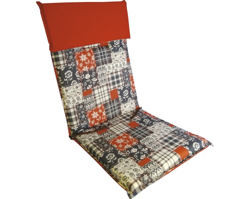 Pernă Clasic pentru scaun cu tetieră, 118 x 48 x 5 cm, model floral