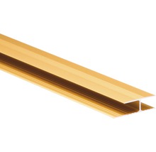 Profil de dilatație Z aluminiu auriu 100 cm-thumb-0