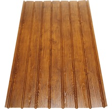 Tablă cutată PRECIT H12 1500x910x0,40 mm lemn stejar-thumb-0