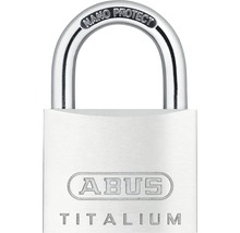Lacăt aluminiu Abus Titalium 45mm, belciug Ø7mm, 2 chei-thumb-0